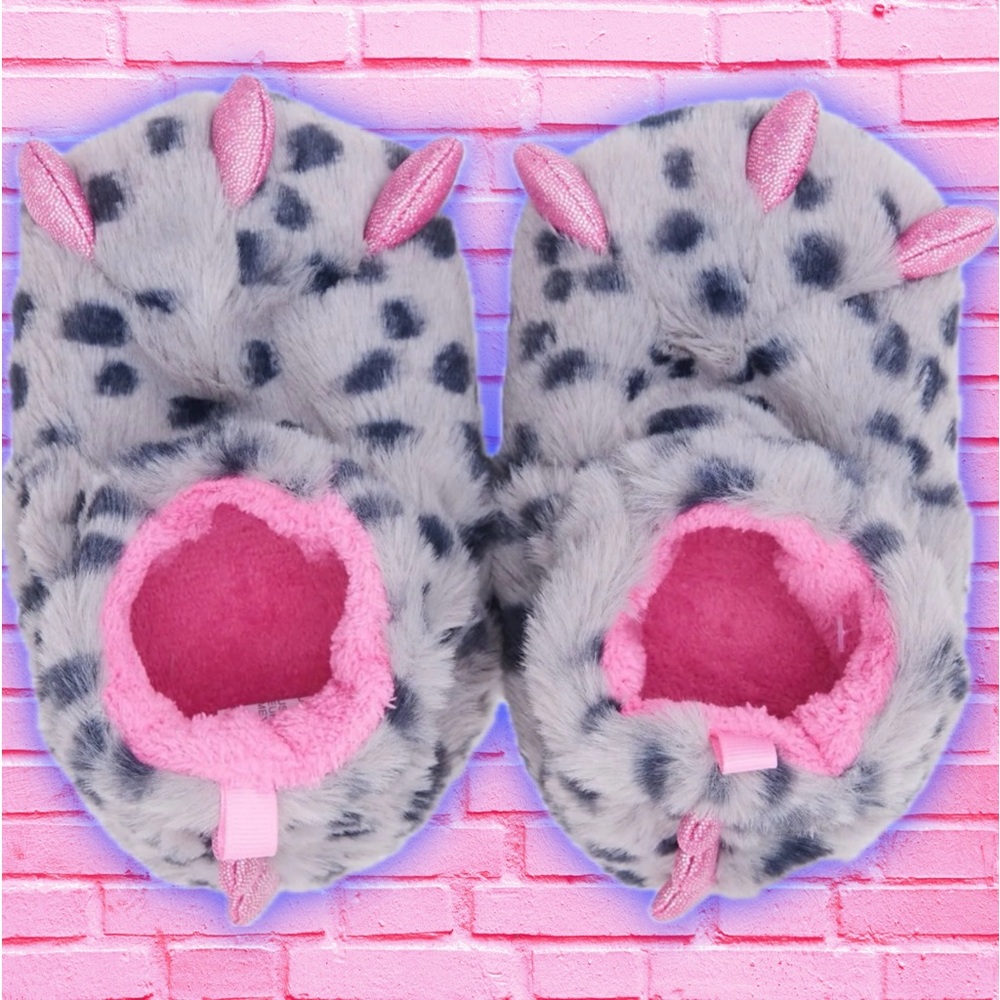 Wonder Nation Baby Girl Monster Claw Bootie Slippers, Size 5